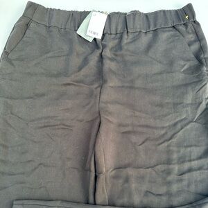 H&M Black Straight Leg Pants Relaxed Fit